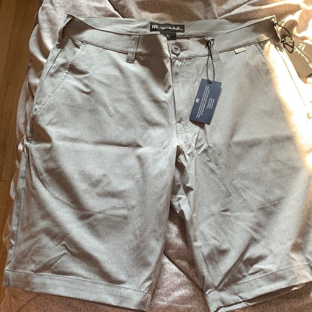 Travis Mathew Gray Golf Short